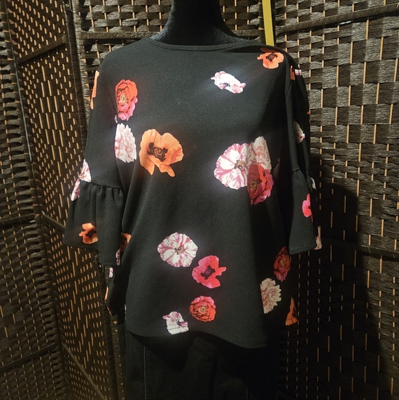 Blouse Worthington Manches 3/4 – Taille M – Neuve Avec étiquettes